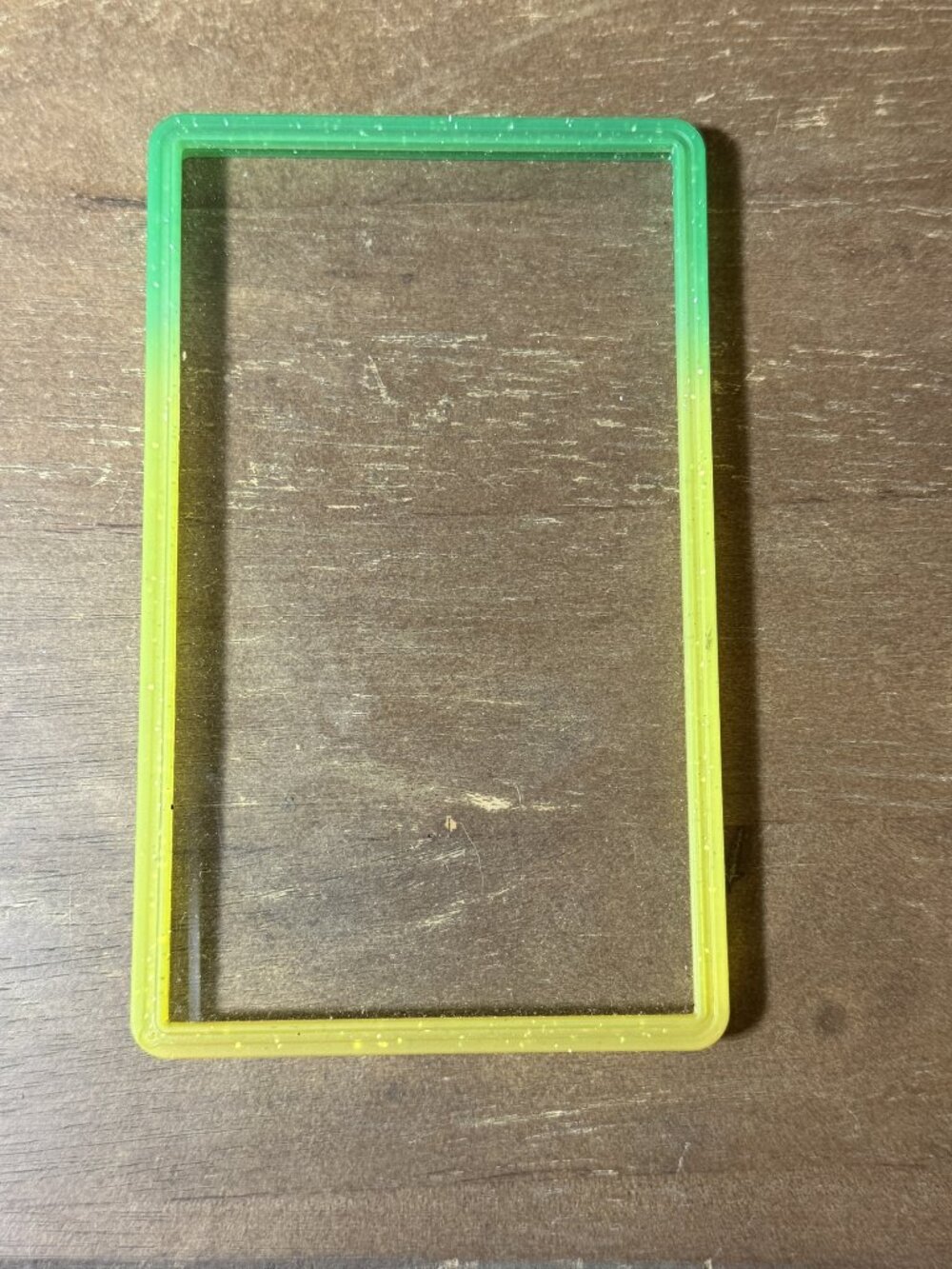 Slab Protector Green Yellow Glitter Gradient Empty Graded Card Guard Case